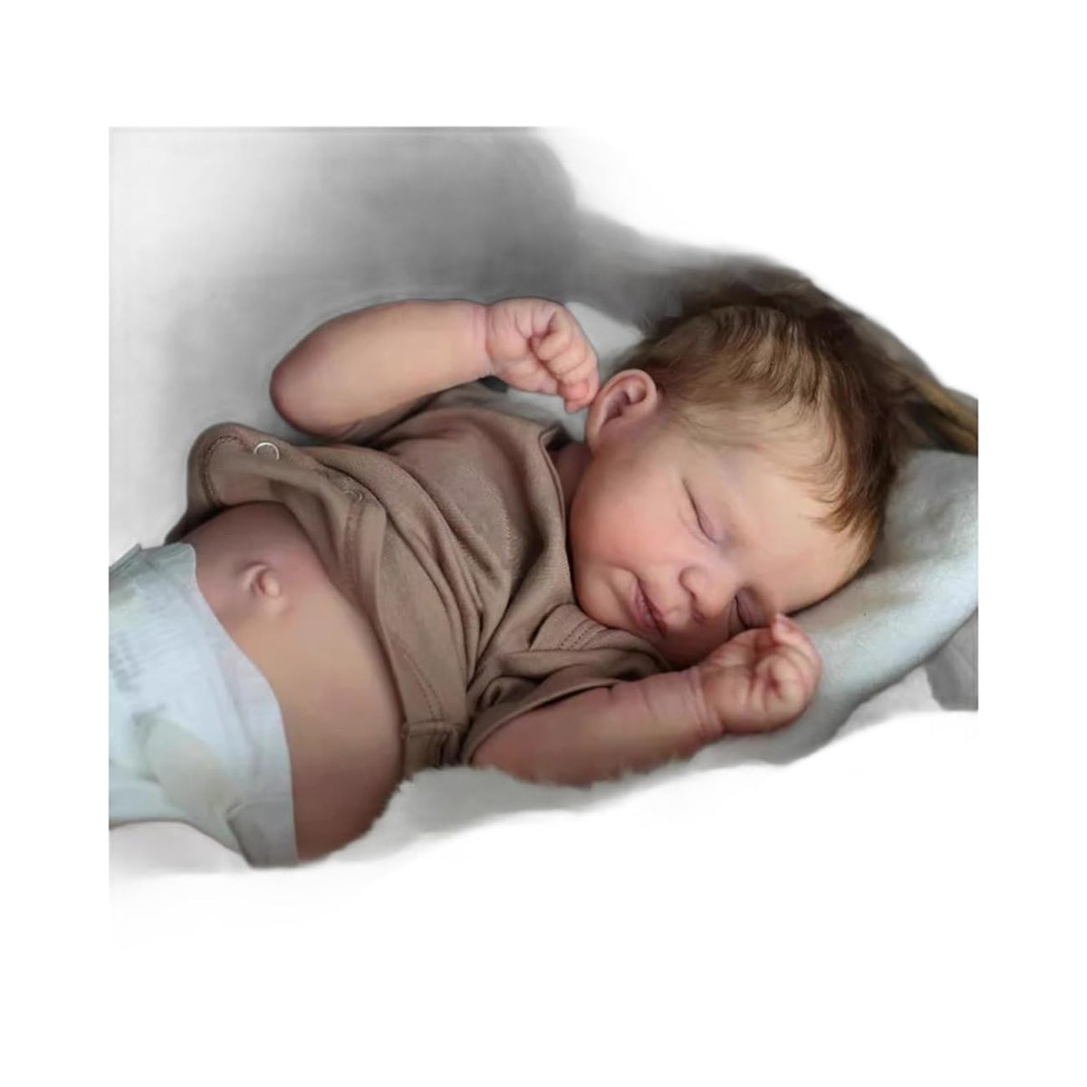 18 Inch Washable Soft Silicone Sleeping Baby Doll R881