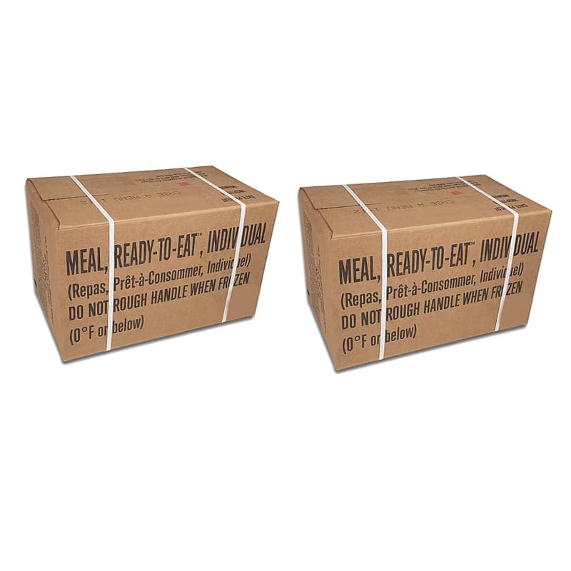 Military Meals Ready to Eat 24 Full Food Packs Rations S156517