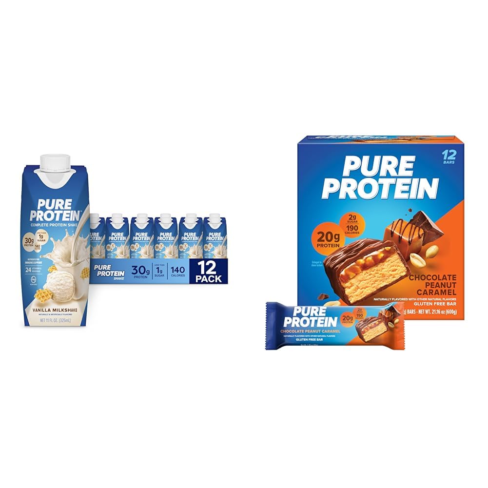 Vanilla Protein Shake, 30g Protein, Vitamins A, C, D, E, Zinc, Low Sugar, Gluten Free W897