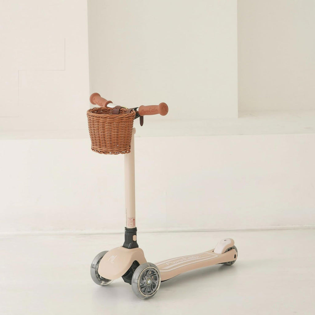 3-Wheel Foldable Toddler Scooter with LED Light-Up Wheels F908158