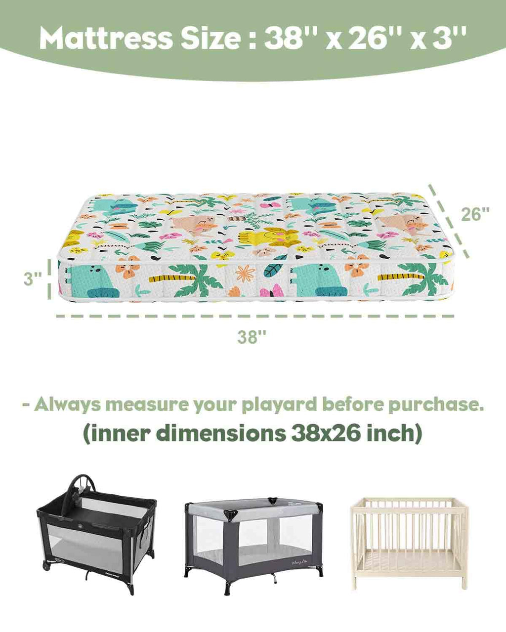 Portable Crib Mattress V714401