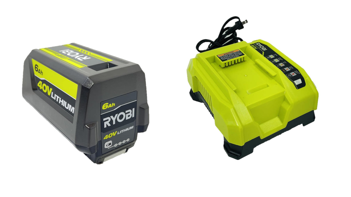 40V Lithium-Ion 6.0 Ah Battery and Rapid Charger Kit F36093