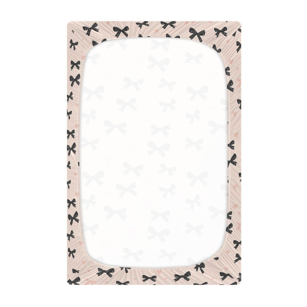 Soft Breathable Microfiber Fitted Crib Sheet R569