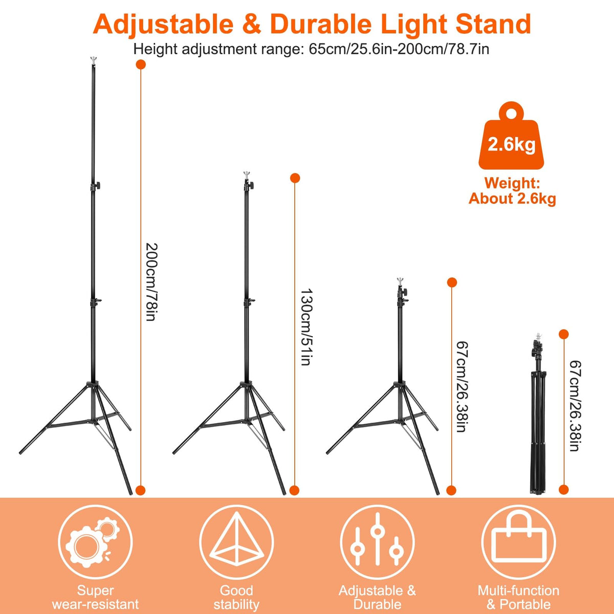 10Ft Wide Backdrop Stand Kit C28440