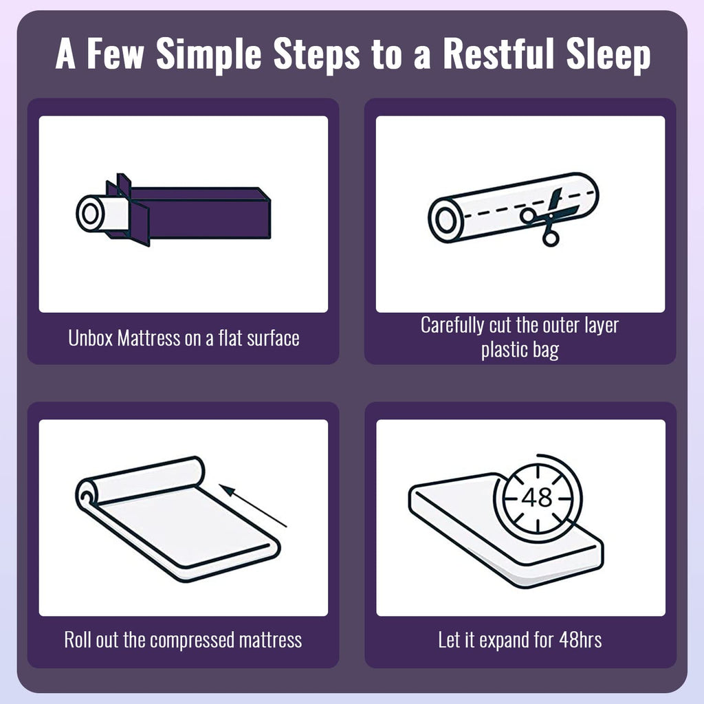 5" Twin Memory Foam Mattress A9050