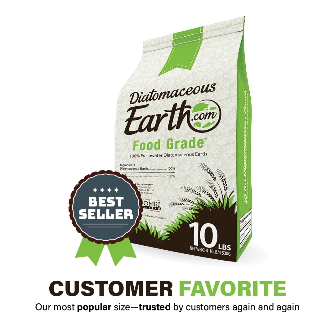 Food Grade Diatomaceous Earth 10lb Organic Powder J633
