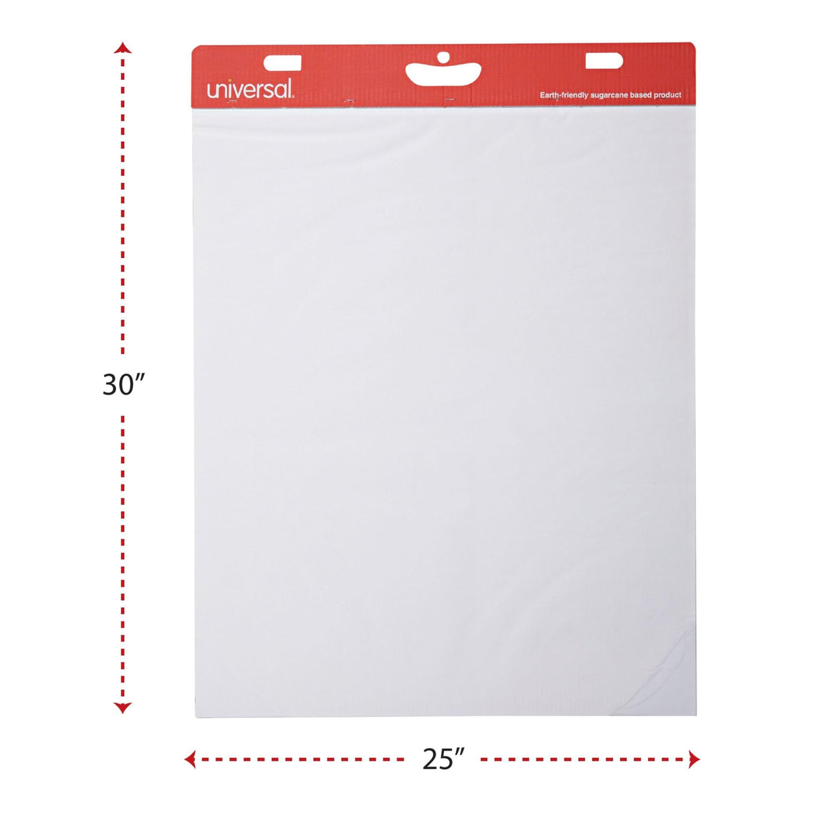 Self Stick Easel Pads, Unruled, 25 x 30, White, 30-Sheet, Case of 2 I93056
