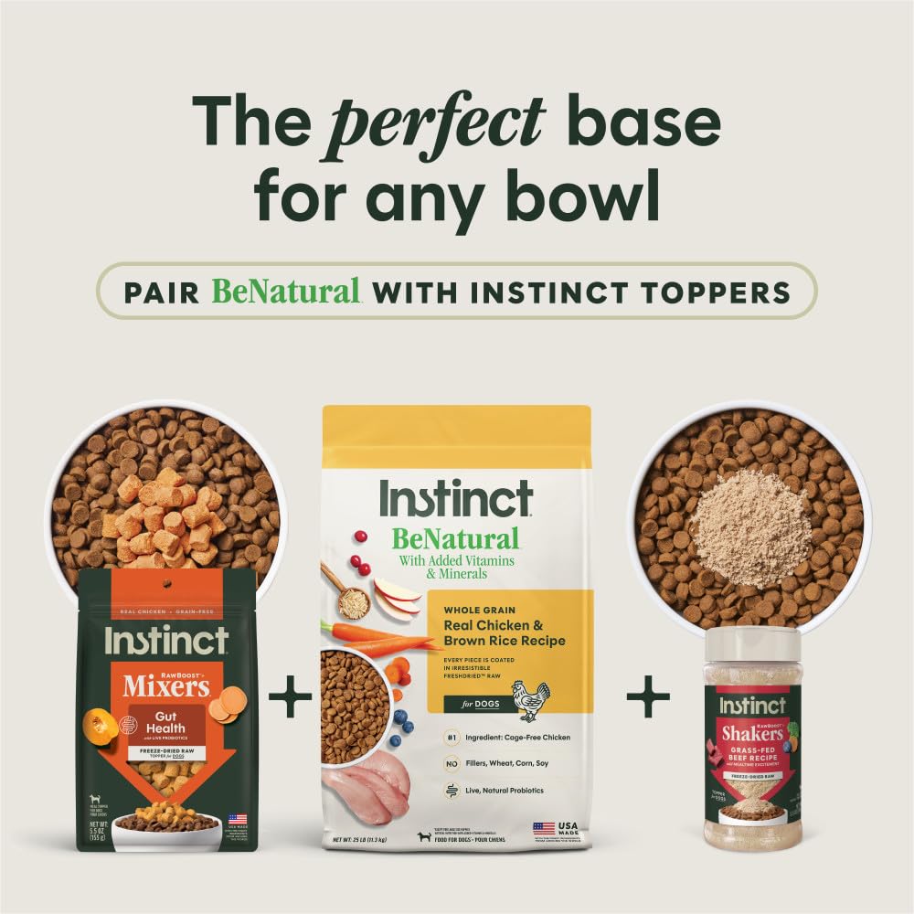 Whole Grain Chicken & Brown Rice Dry Dog Food 25 lb Y8113