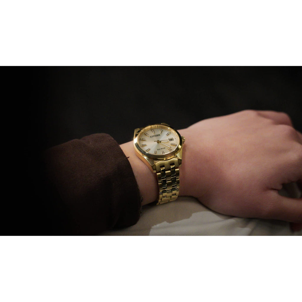 Eco-Drive Classic Watch, 3-Hand Date, Sapphire Crystal B28859