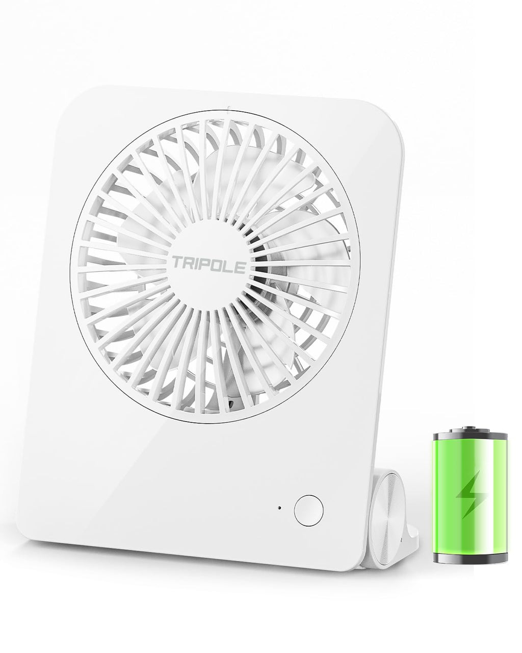 Small Portable Desk Fan 2000 mAh Rechargeable Battery 4.5 Inch F128