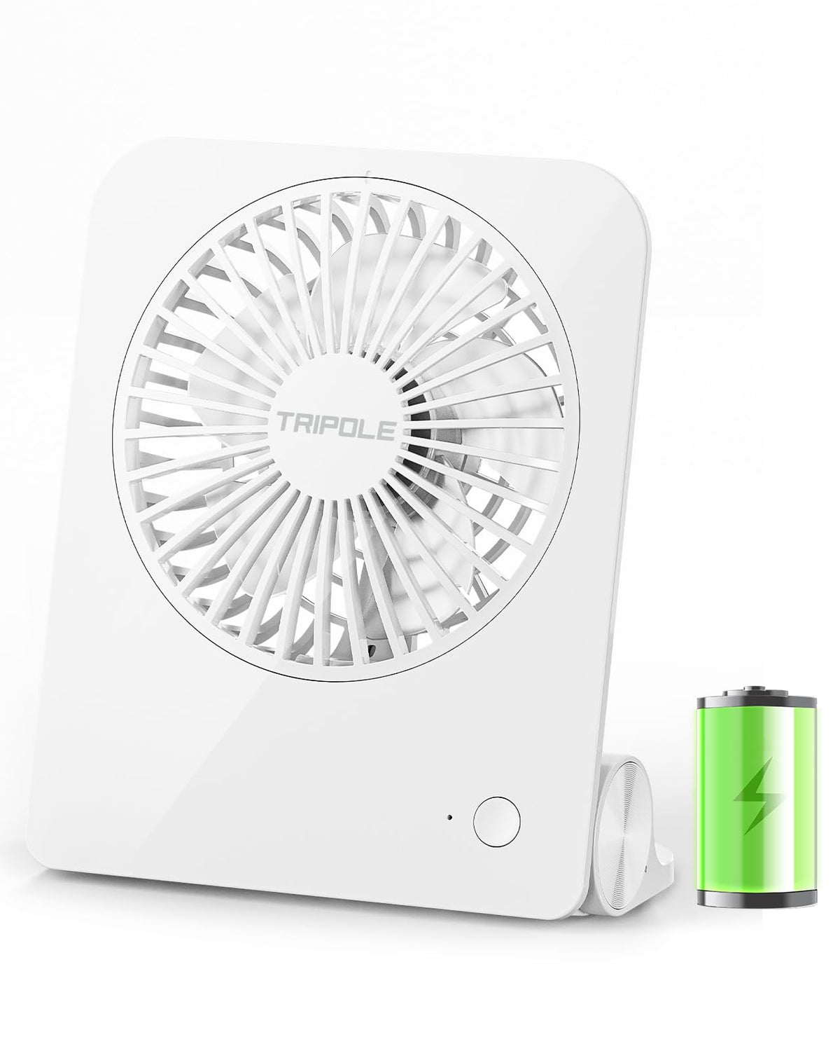 Small Portable Desk Fan 2000 mAh Rechargeable Battery 4.5 Inch F128