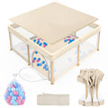 Foldable Baby Playpen 50x50 Inch D61909