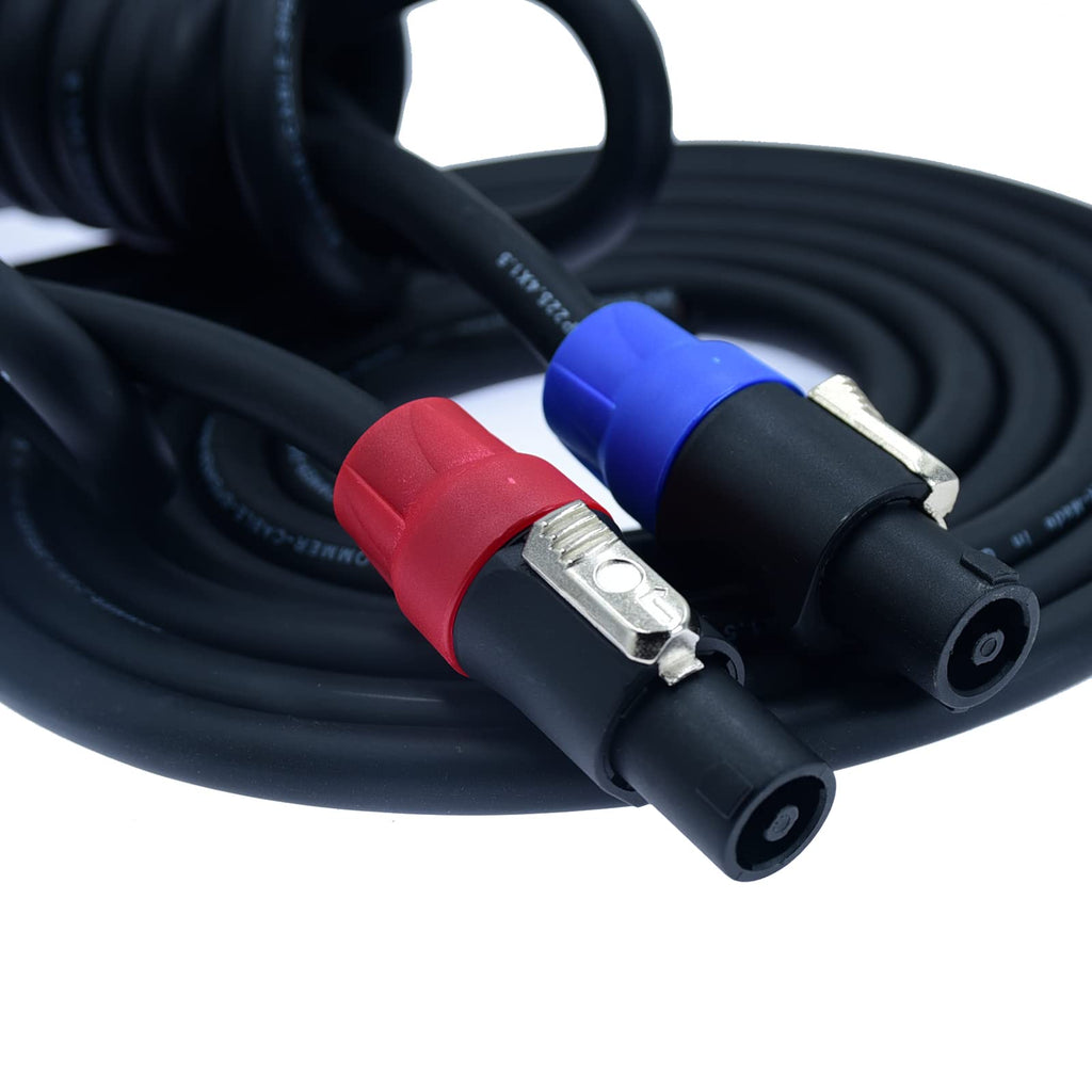 2Pcs 14 awg Speaker Cable with Twist Lock S729