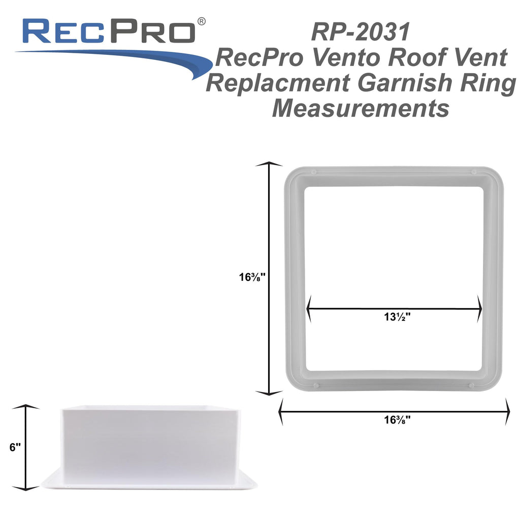 6" Garnish Ring Roof Vent Replacement D5559