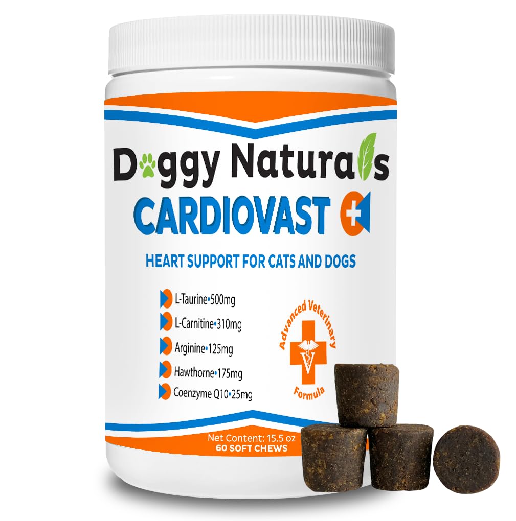 Cardio Support Supplement for Dogs and Cats, 60 Soft Chew Y74179