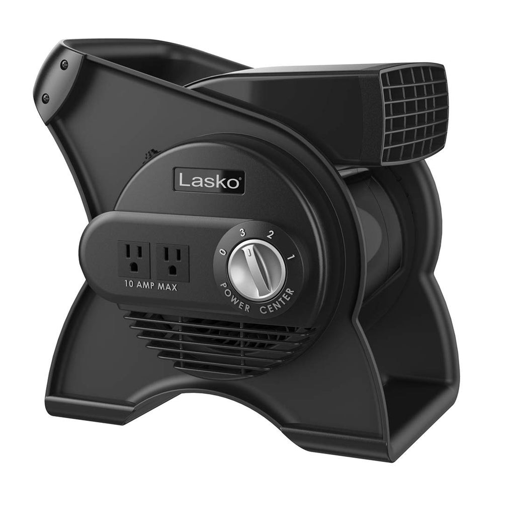 Black 12" Pivoting High Velocity Portable Utility Fan C560