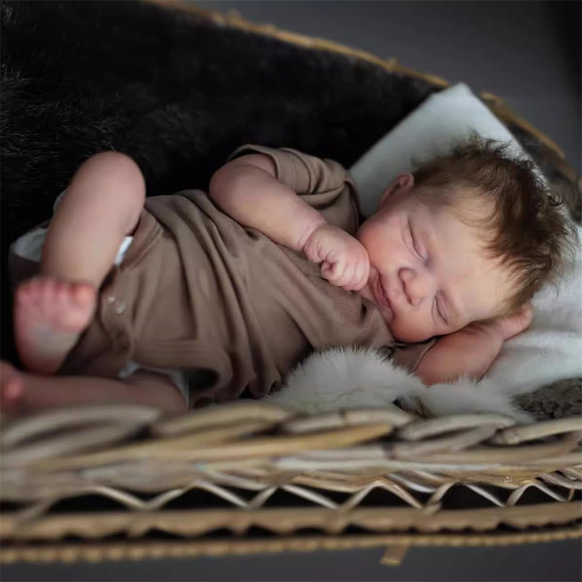 18 Inch Washable Soft Silicone Sleeping Baby Doll R881