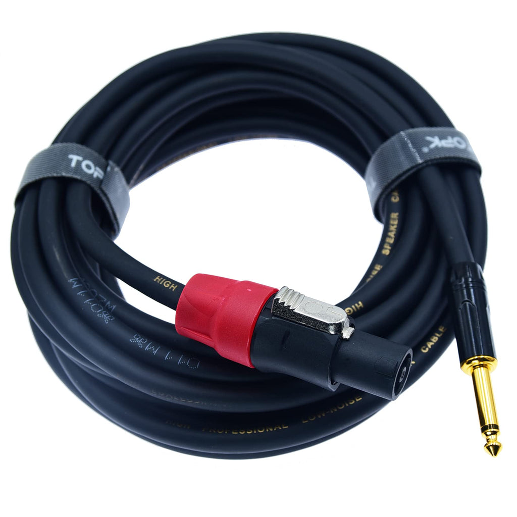 2Pcs 14 awg Speaker Cable with Twist Lock S729