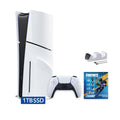 White Slim 1TB Gaming Console U9586