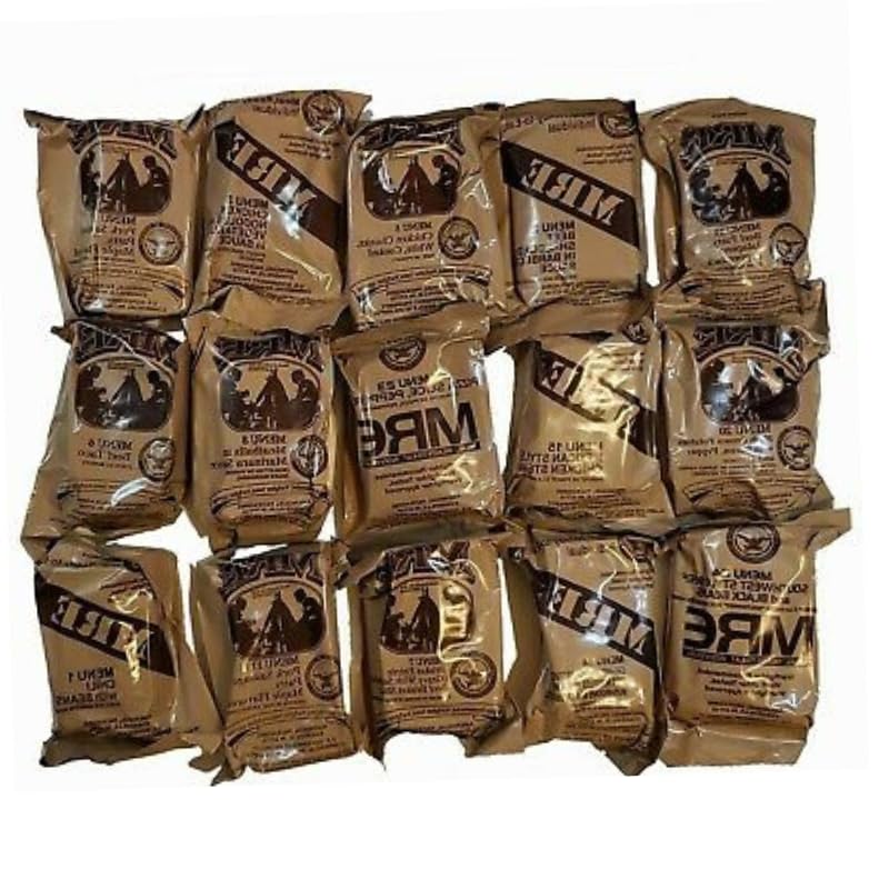 Military Meals Ready to Eat 24 Full Food Packs Rations S156517