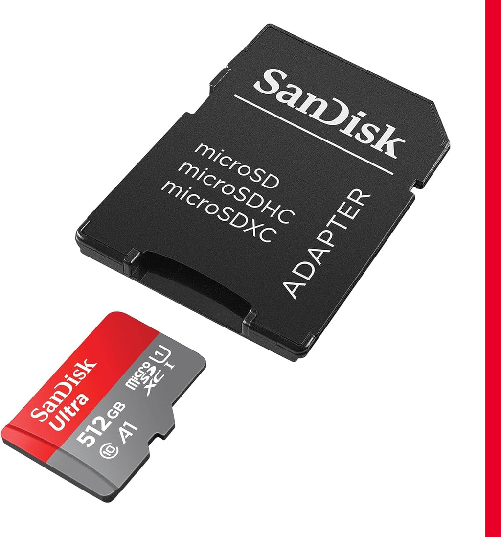 512GB microSD Card + Adapter L4333