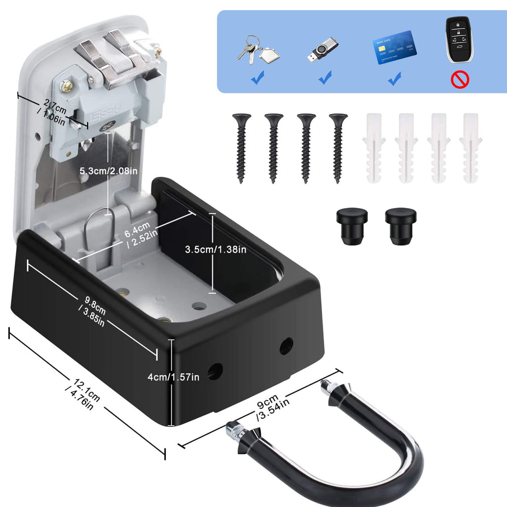 4 Digit Combination Lock Box M8514