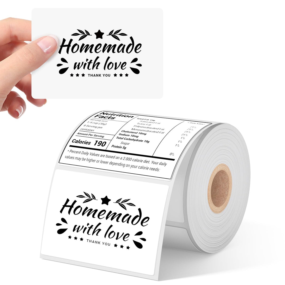 4x3 Thermal Labels 500PCS Water/Oilproof A338579