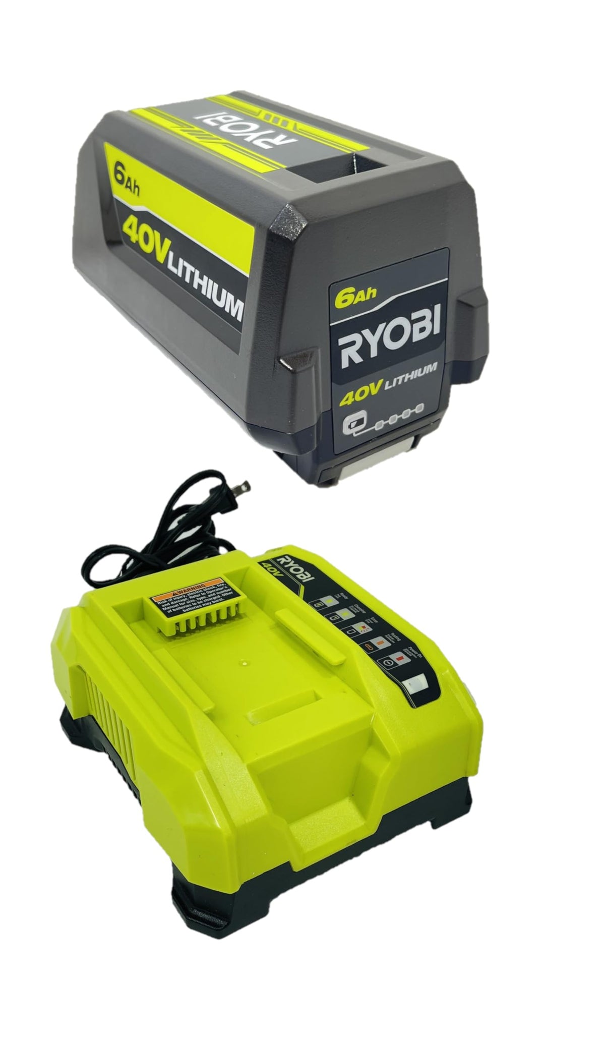 40V Lithium-Ion 6.0 Ah Battery and Rapid Charger Kit F36093