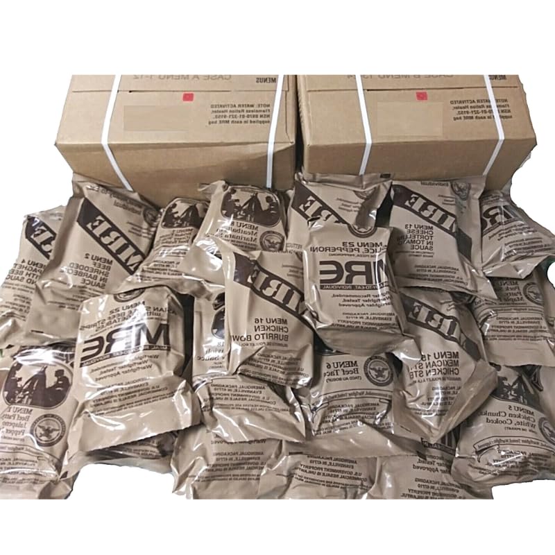 Military Meals Ready to Eat 24 Full Food Packs Rations S156517