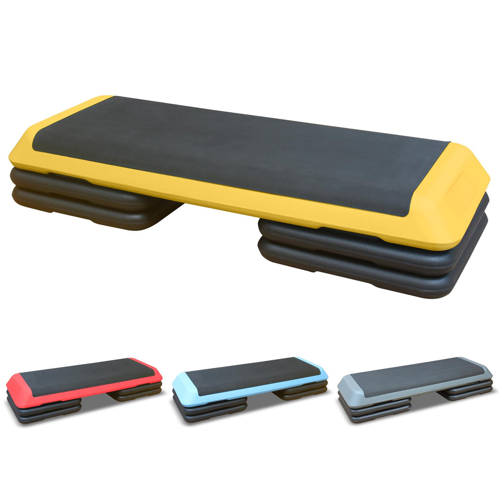 43'' Adjustable Exercise Stepper with 4 Detachable Risers B367