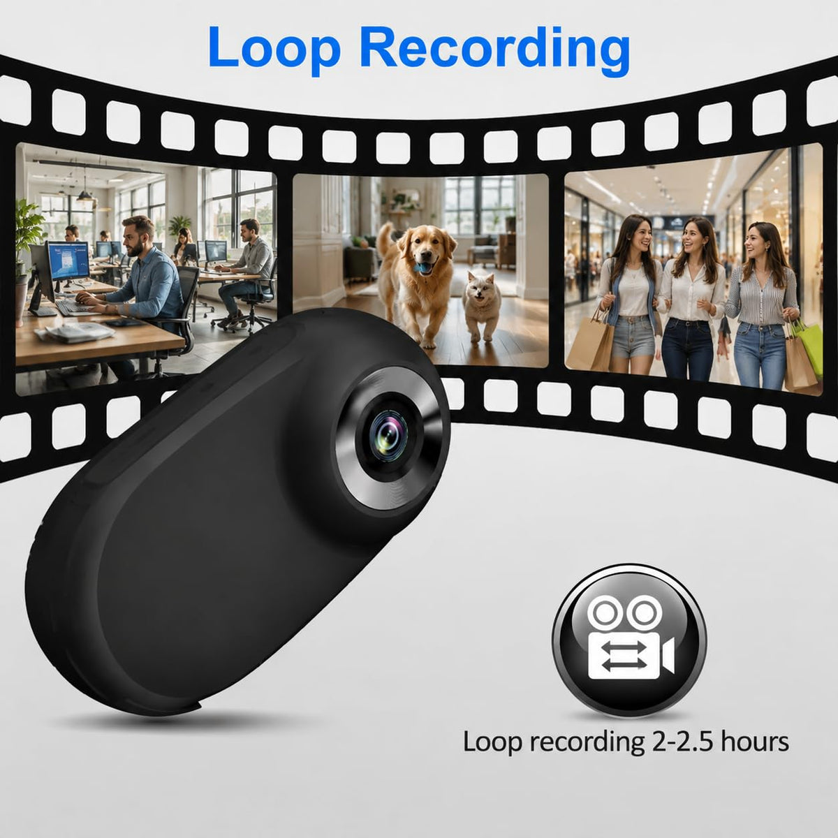1080P Wireless Mini Pet Camera Collar O4130