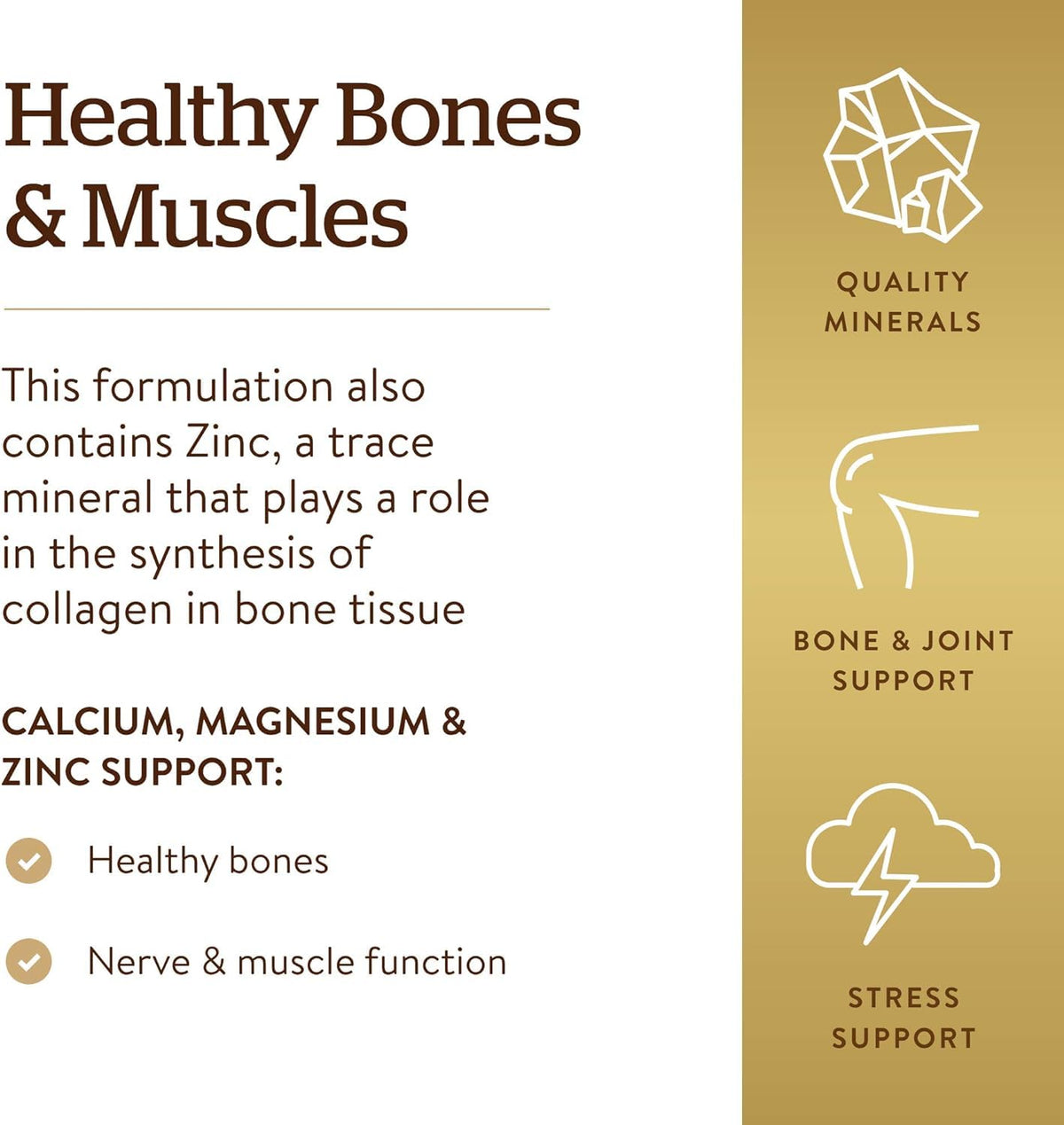 Calcium Magnesium Plus Zinc 250 Tablets N3536
