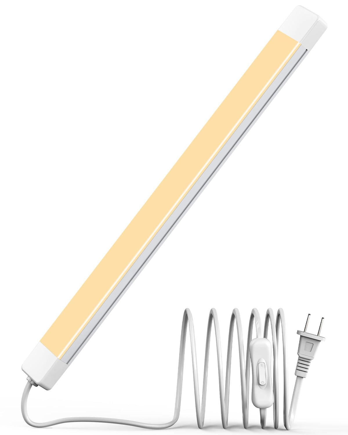 16" Under Cabinet LED Lights Plug in Workbench Light 700LM 2700K S4140