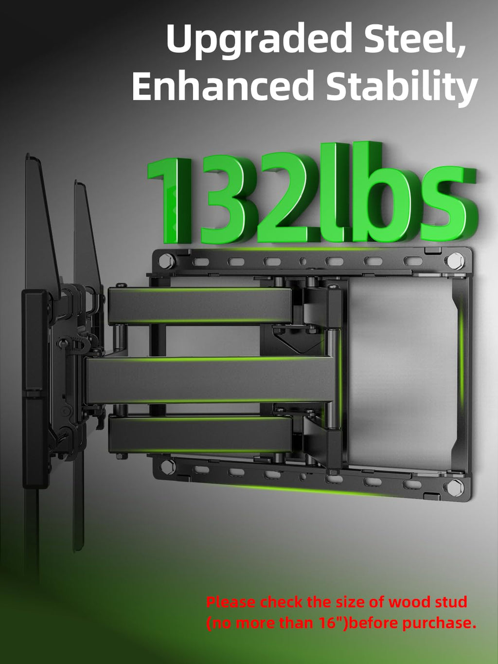 Full Motion TV Wall Mount for 42-90 inch Flat Screen K7672