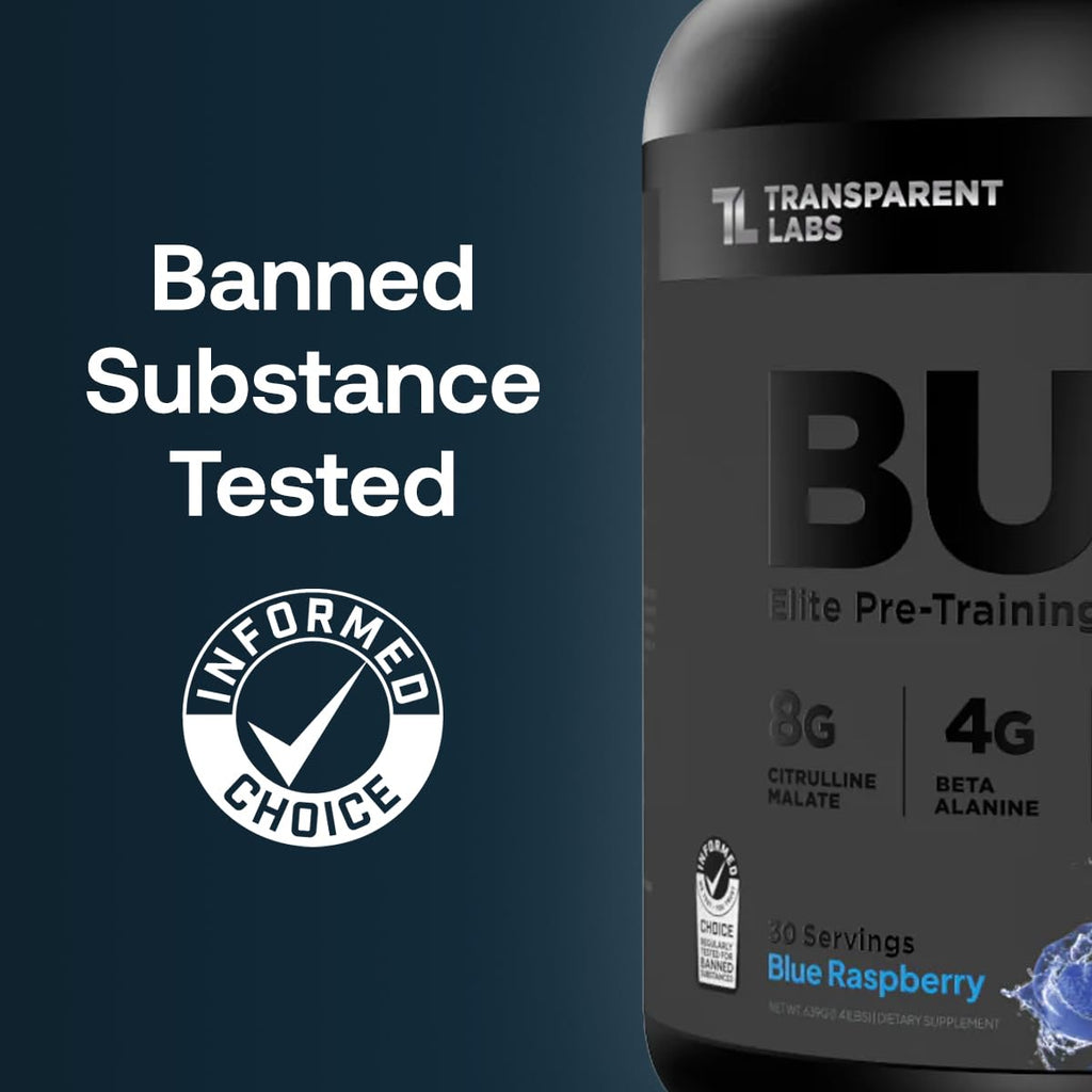 Sugar Free Pre Workout with Beta Alanine, Citrulline Malate & Caffeine, 30 Servings W81391