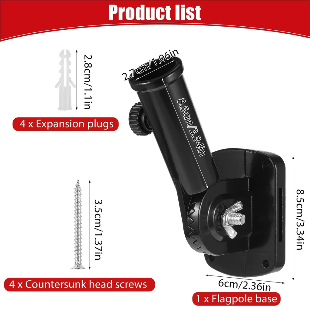 Heavy Duty Flag Pole Holder Bracket T1564
