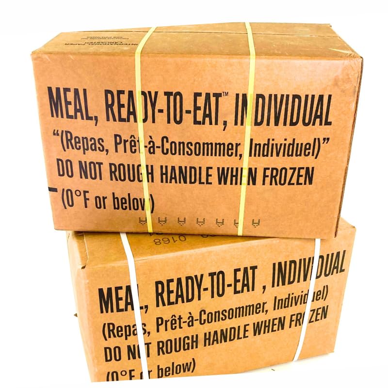 Military Meals Ready to Eat 24 Full Food Packs Rations S156517