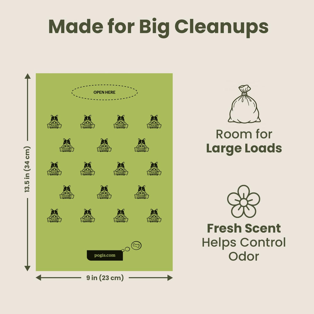 Large Dog Poop Bags, 500 Bags A780