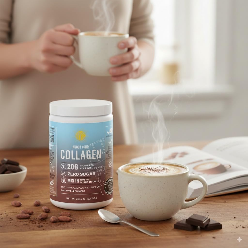 Chocolate Hydrolyzed Type 1&3 Collagen Peptides Powder R520174