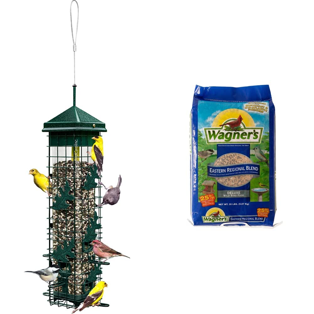 Squirrel-proof Bird Feeder with 6 Feeding Ports, 3.4-pound Seed Capacity P5898