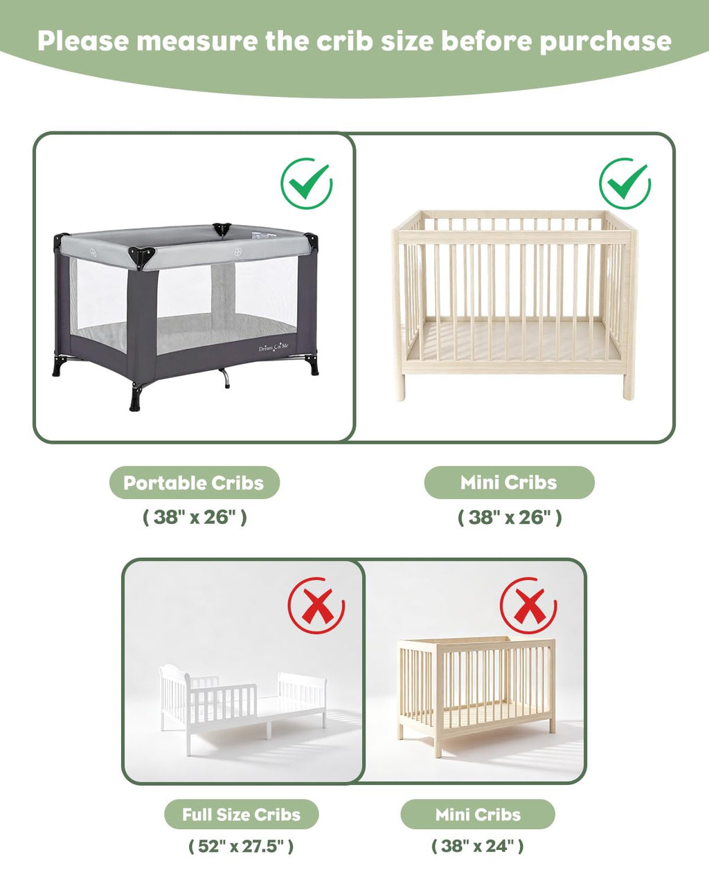 Portable Crib Mattress V714401