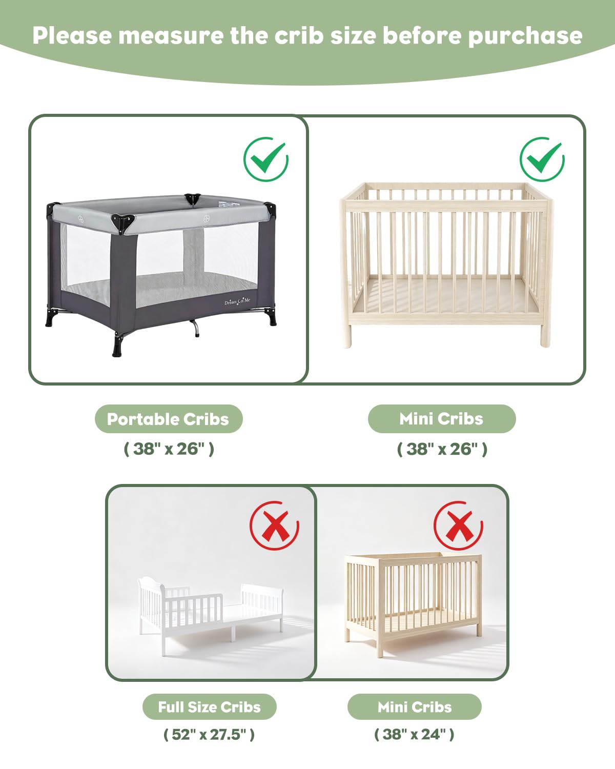 Portable Crib Mattress V714401