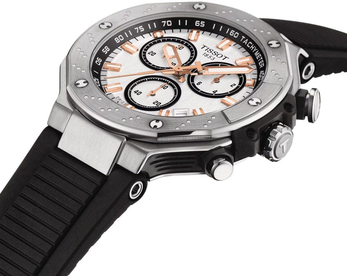 White Dial 45mm Chronograph Men's Watch F123091