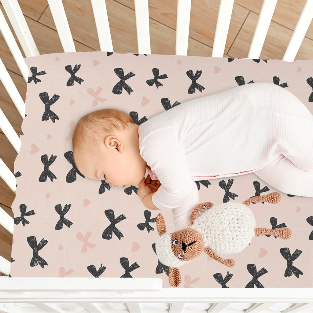 Soft Breathable Microfiber Fitted Crib Sheet R569