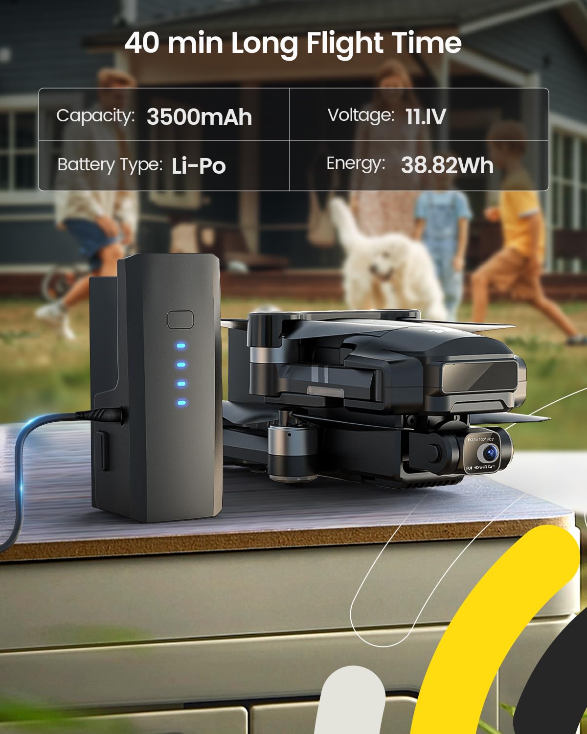 2-Axis Gimbal 4K Camera Drone U655146