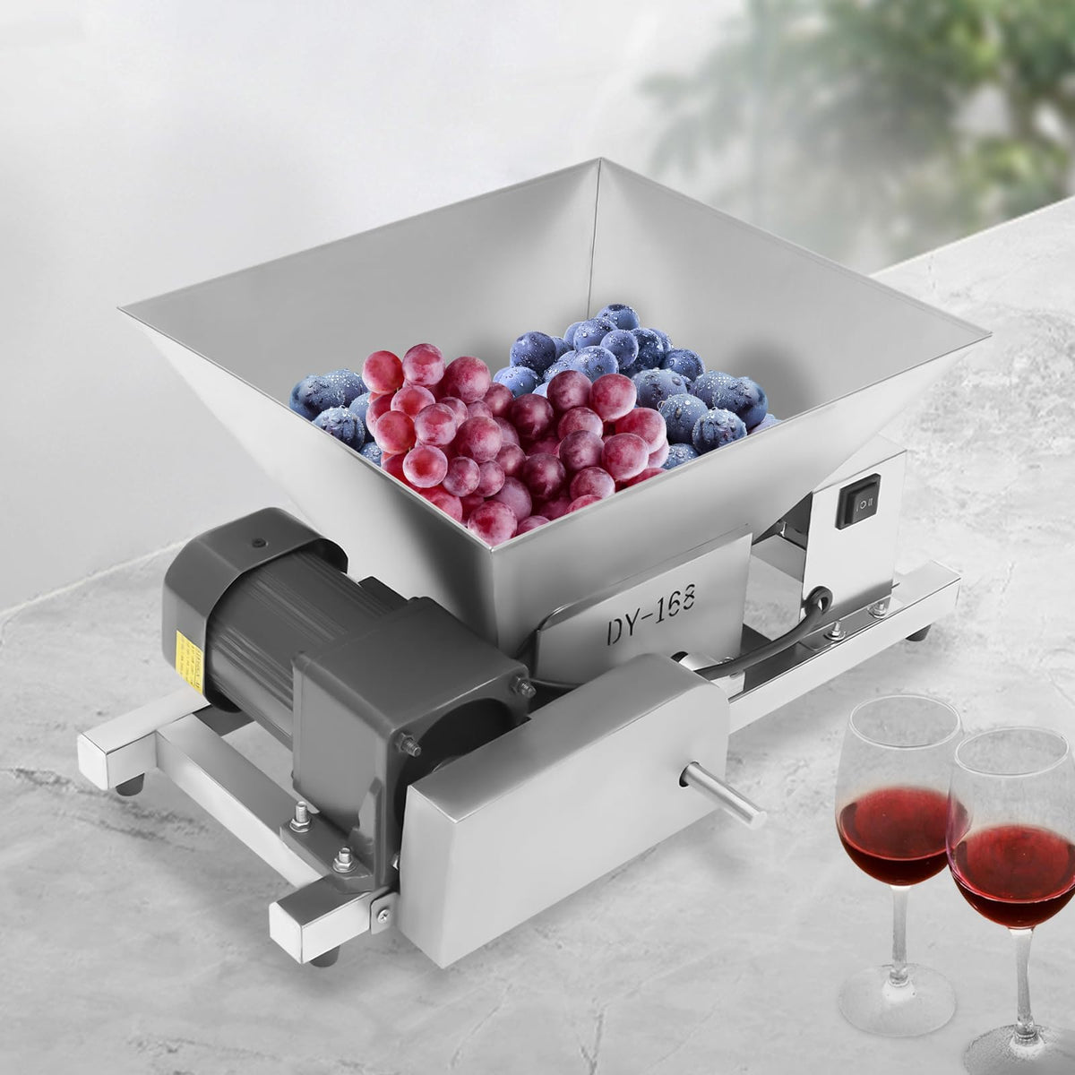 60W Stainless Steel 4L Fruit Crusher H24935