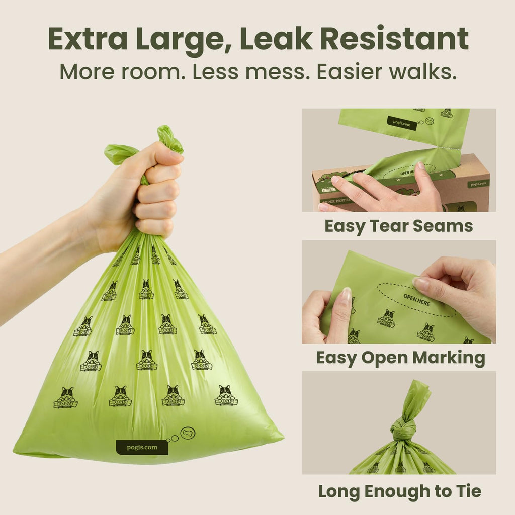 Large Dog Poop Bags, 500 Bags A780