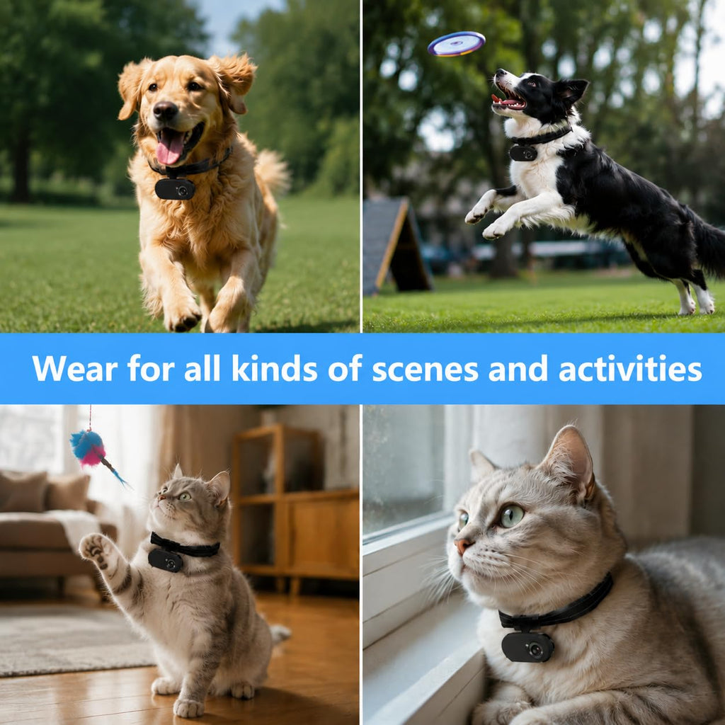 1080P Wireless Mini Pet Camera Collar O4130