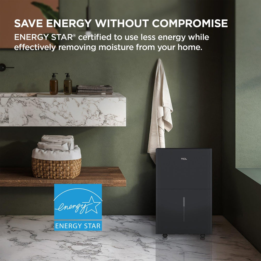 50-Pint Portable Smart Dehumidifier with Pump T911