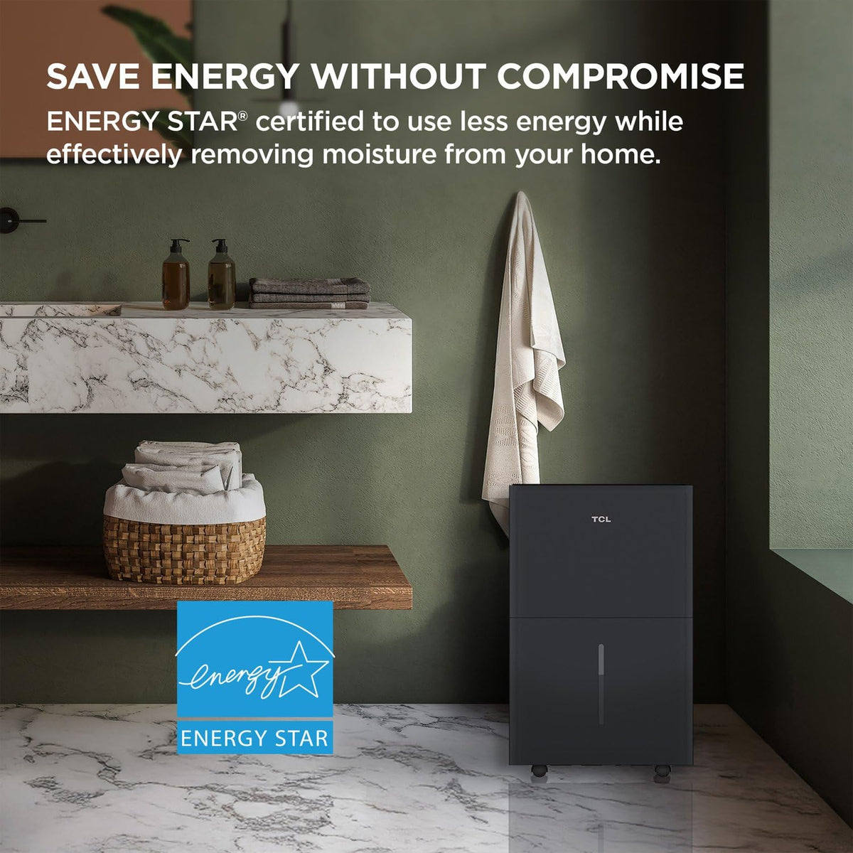 50-Pint Portable Smart Dehumidifier with Pump T911